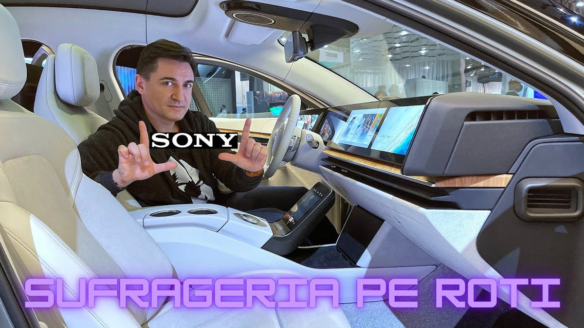 SONY VISION-S 02 - SUFRAGERIA ELECTRICĂ PE ROȚI! - Prototipul Unicat
