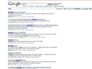 Cel mai George pe Google.ro