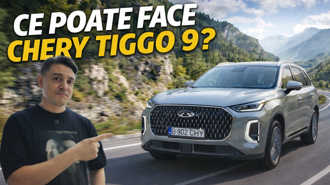 Mai rapid ca o Honda Civic Type-R? Am testat noul Chery Tiggo 9!