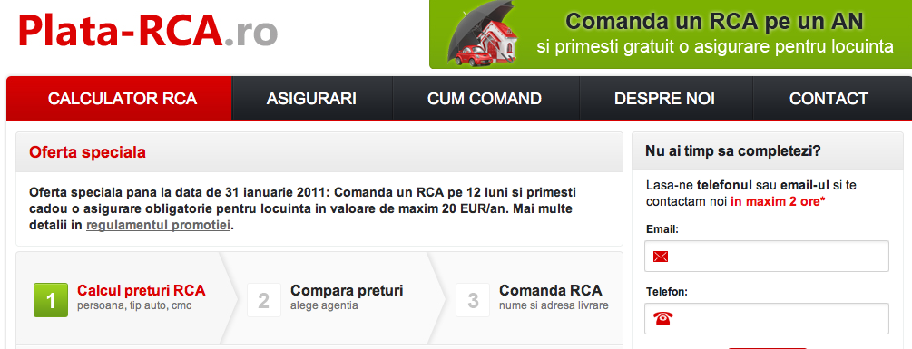 (P) Calculator online pentru RCA - George Buhnici