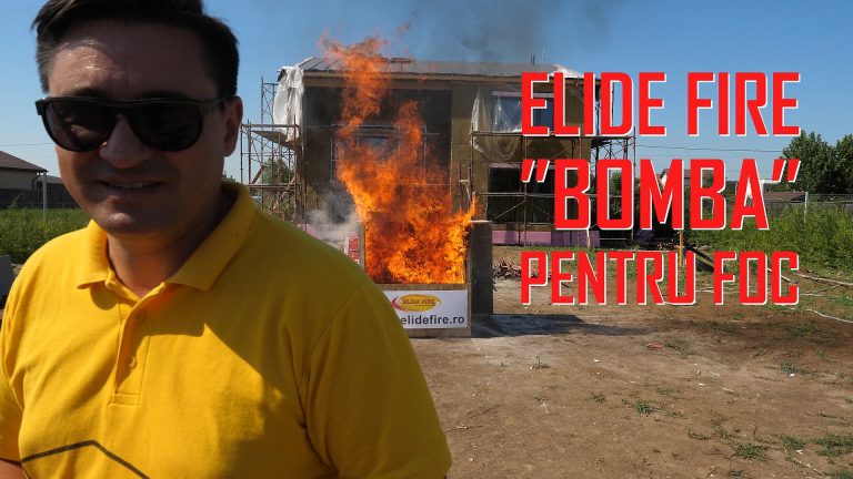 UNBOXING & REVIEW – ELIDE FIRE – ”Bomba” pentru stins incendiul