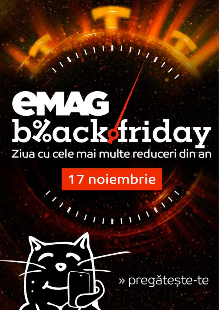 Black Friday începe la eMAG pe 17 Noiembrie