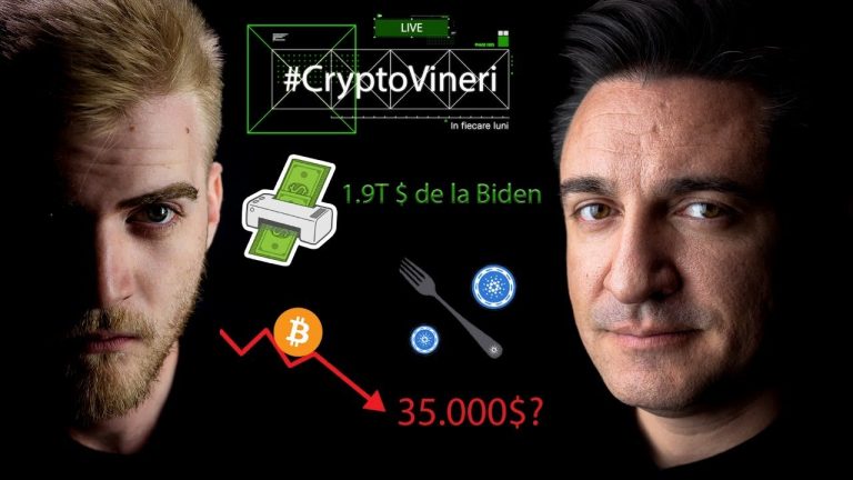#Cryptovineri 12 – „Bitcoin s-a prăbușit”, fork pe Cardano, cum cumperi BTC la 6000$