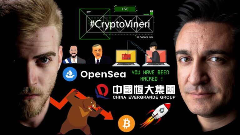 #CryptoVineri 32 – BITCOIN spre 42k$, Evergrande, Opensea are aplicație și Erdogan vs Bukele