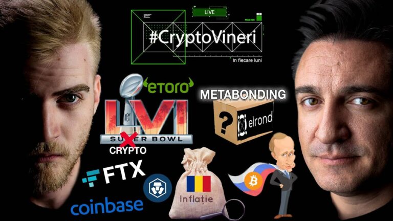 ​ @CryptoVineri   53 – METABONDING pe ELROND, Inflație RO, CryptoBOWL și Rusia îmbrățișează Bitcoin
