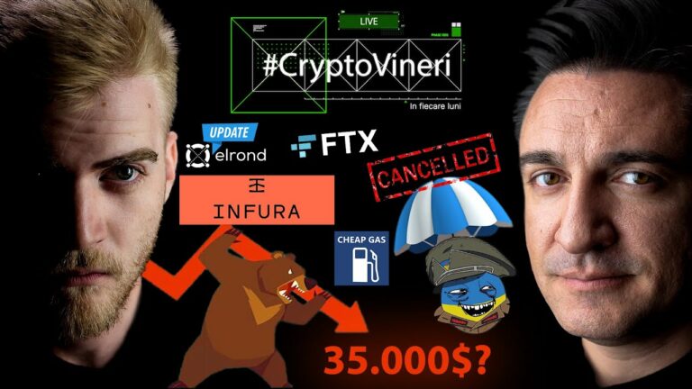 ​ @CryptoVineri  56 – Bitcoin respins la 45K, Airdrop Ucraina, update Elrond și Metamask oprit