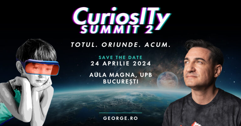Curiosity Summit 2.0 – Ne vedem acolo!